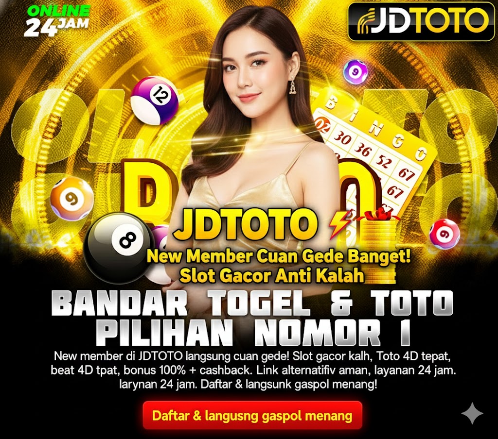JDTOTO ⚡ New Member Cuan Gede Banget! Slot Gacor Anti Kalah